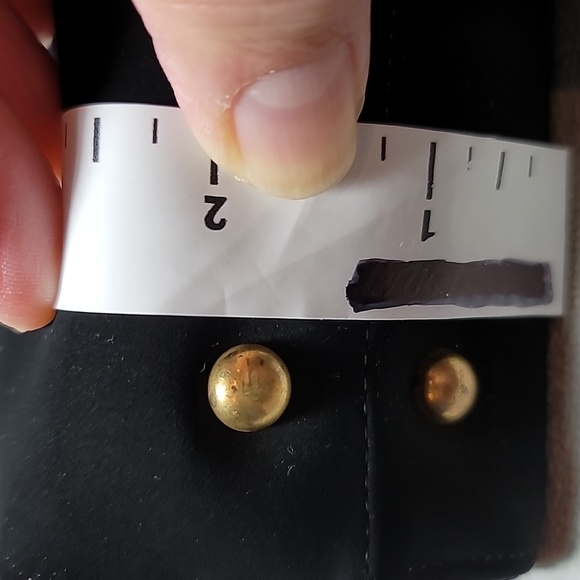 Handbag vintage black fabric red vinyl inside clasp closure hinge opening - Picture 6 of 13